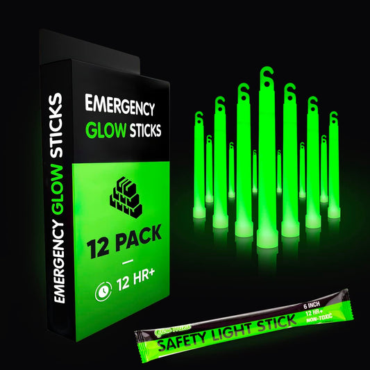 Emergency glow sticks - 12hrs duration