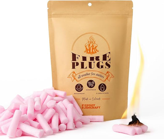 Fire Starters with 5+ Minute Burn for Emergencies