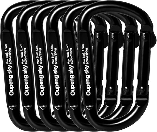 Carabiner clip 6 pack
