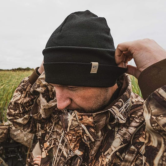 100% Merino Wool Cuff Beanie
